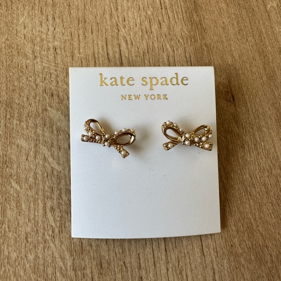 kate spade Jewelry Kate Spade Bow Earrings Poshmark